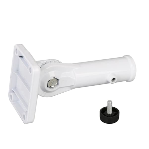 90° Adjustable Wall Flagpole Base Flagpole Mounting Bracket with Hardware Aluminum Flag Holder BH