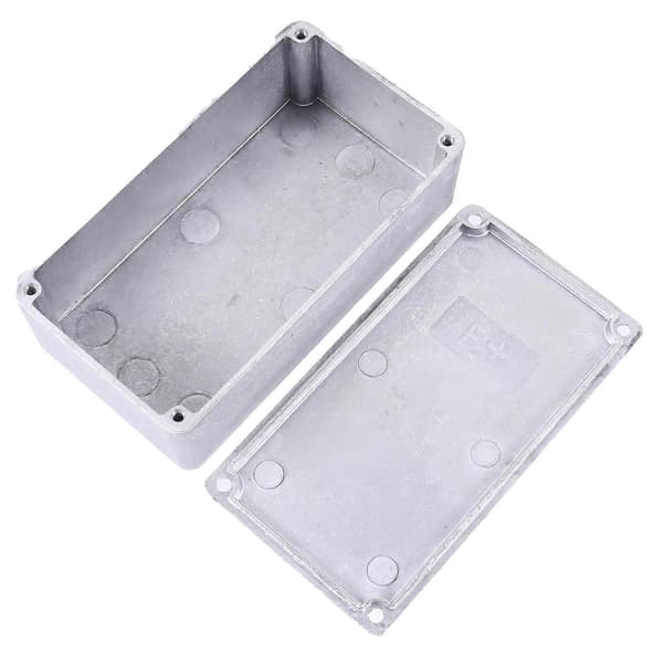 Aluminium Stompbox-kasse Metall Stompbox Gitarpedal Kabinett Erstatning