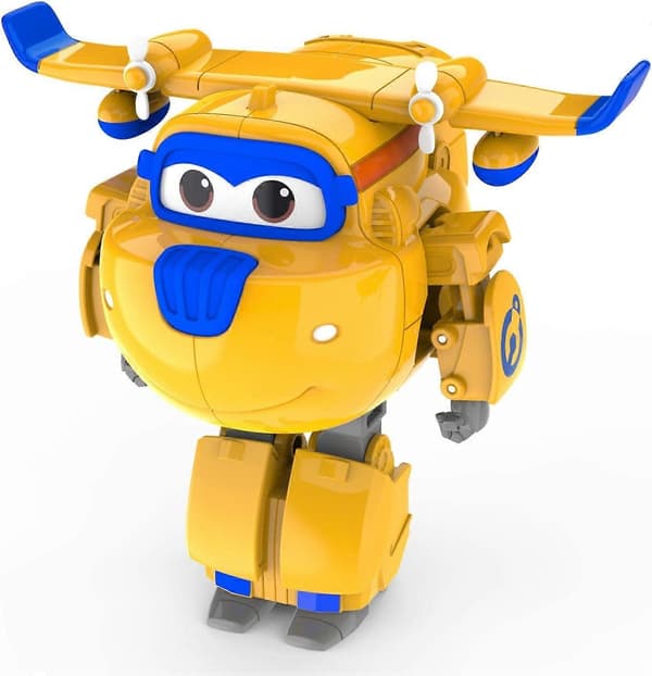 Super Wings Donnie 5\" Transformerende Figur Enkel Transformasjon Førskolebarn Gaveleker [DB]