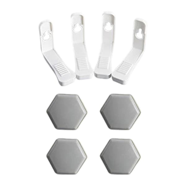 4 st Bed Sheet Holders High Hardness Practical Non-slip Bed Sheet Fasteners Duvet Fastener C Grey S Grey S
