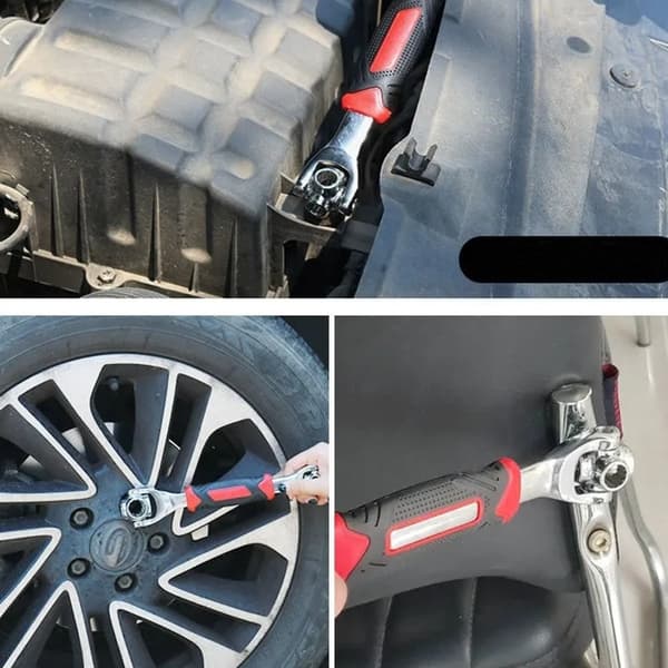8-19mm Multifunctional Socket Wrench - Universal Tool with 360° Rotating Head, Compatible with Various Sizes and Applications