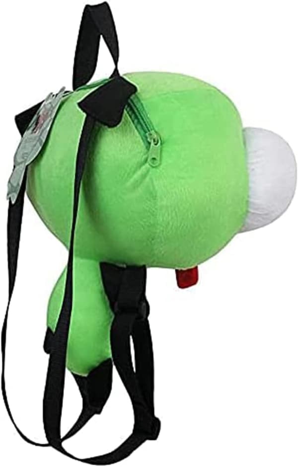 New Alien Invader Zim Plush Backpack Toys 3D Eyes Robot Cute Stuffed