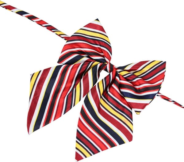 Dameflue, justerbar, formel, forhåndsbundet, stribet, farverig, Y01 Gr. one size, multi -