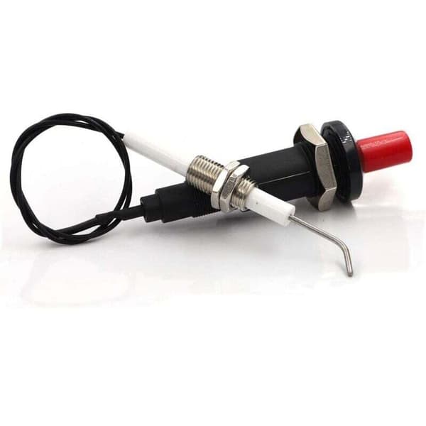 Universal BBQ Grill Lighter Push Button Piezo 30cm with Ceramic Spark Plug Cable Compatible with Most Brands