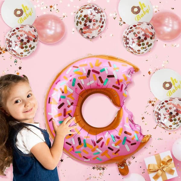 Donut Første Bursdagsfest Dekorationssett