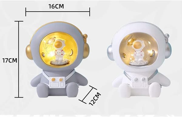Søt vinyl astronaut sparegris uknuselig sparegris leketøy gutter