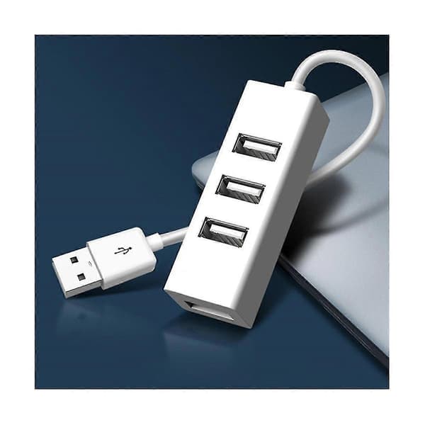5st USB Multi 2.0 Hubb USB Splitter Strömadapter Hög Hastighet 4 Portar Allt-I-Ett För PC Windows C