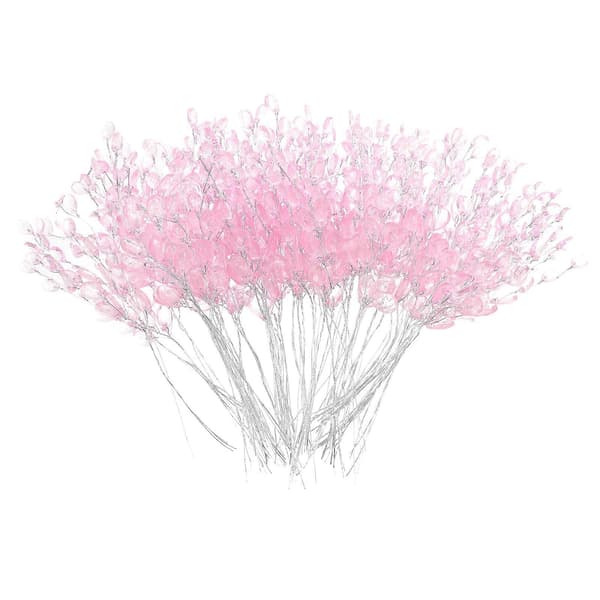 50 stk Akryl Blomsterperler Bukettdekorasjoner Perleblomster Bryllupsfest Hodeplagg