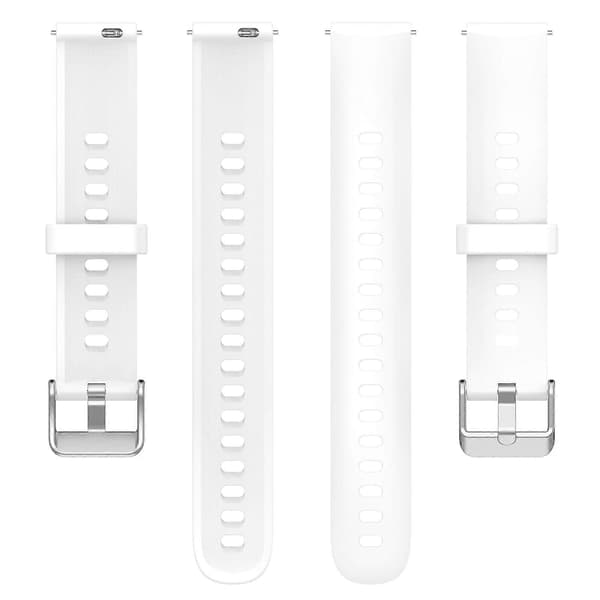 Til Huawei Watch Fit Mini 16 mm silikonrem Hvid White