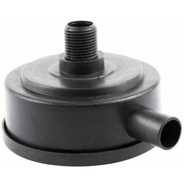 Ilmansuodatin kompressorin suodatukseen, 20 mm urosliitin, musta