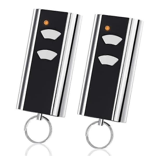 Set of 2 Garage Door Remote Controls, Replacement for RCU 433-2K, 433.92 MHz Handheld Transmitter