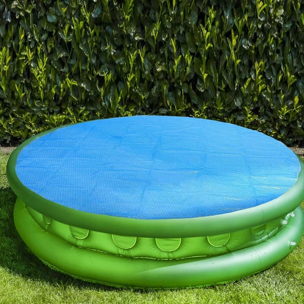 Blue Pool Bubble Cover with Durable LDPE Material for Excellent Thermal Insulation and Waterproof Protection