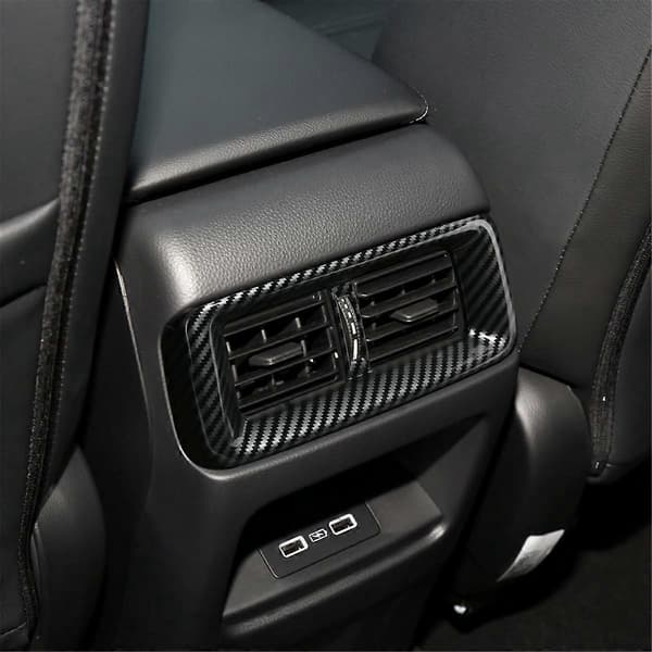 For -V 2023 2024 Bakpanel Armleneboks Uttaksdeksel Trim Interiørtilbehør - ABS Karbonfiber