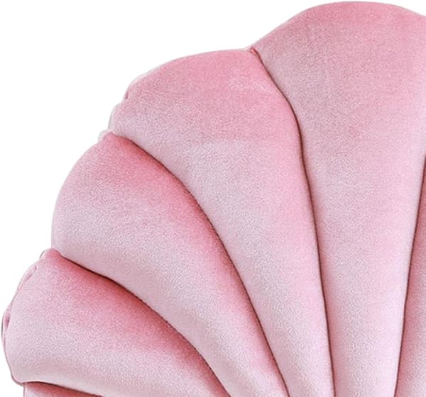 Skalformede Puder Muslingepude Gulvpude Multifunktionel Pude til Sofa Senge Holdbar, Rosa