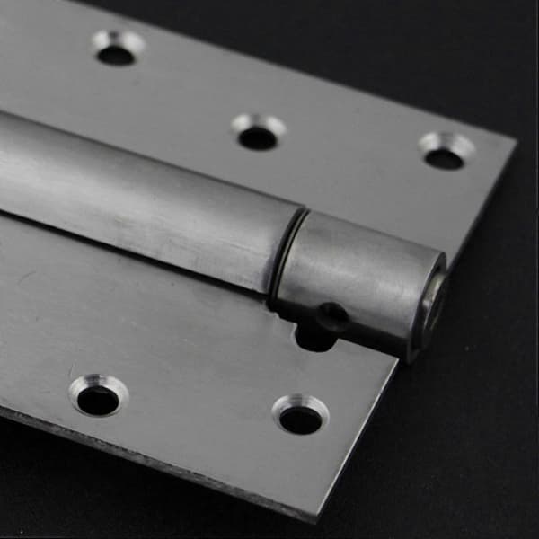 Self-Closing Door Hinge, 4-Pack 4 Inch Heavy Duty Square Stainless Steel Recessed Spring Automatic C