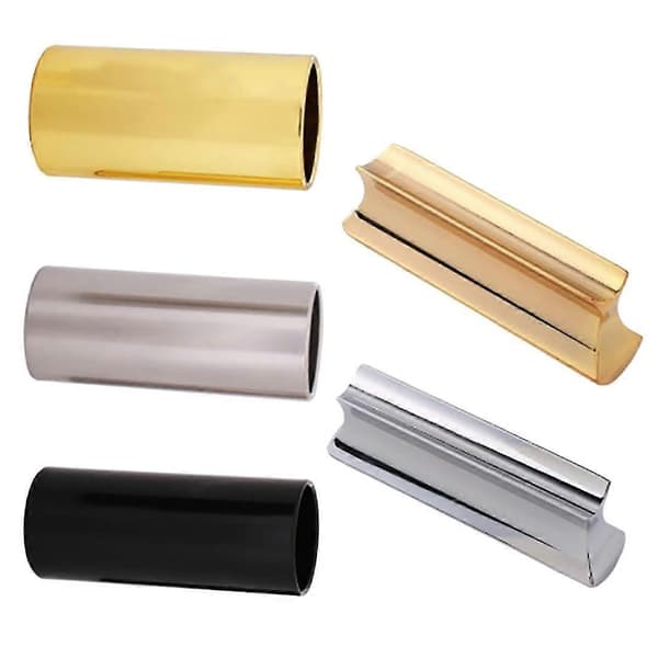 Guitar Slide Tone Bar Slider Kit Zinc Alloy Sliding Guitar Tone Bar for Guitar Ukulele Stringed Instruments