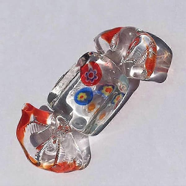 24 st färgglada presentbarn Murano stil glas godis sötsaker prydnadsfigurer Tw