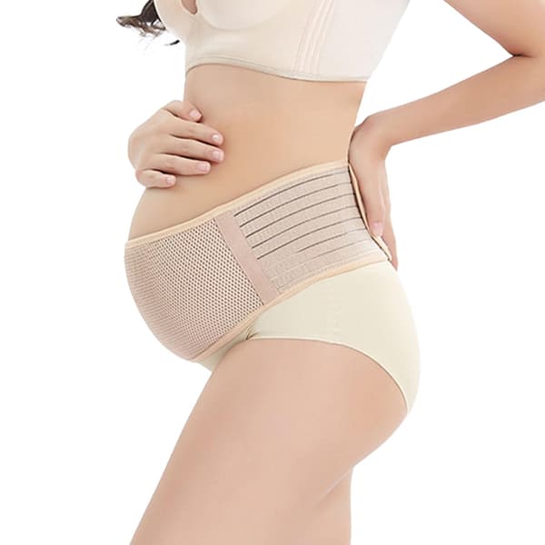 Pregnancy Belt - Abdominal and Pelvic Support - Comfortable Maternity Belly Band One Size