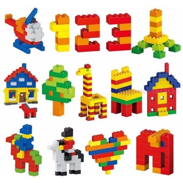 1000 Building Blocks Compatible with Most Major, Well-Known Brands