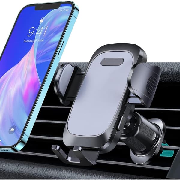 Universal Car Phone Holder with 360° Rotation Vent Mount Compatible with iPhone Samsung Xiaomi