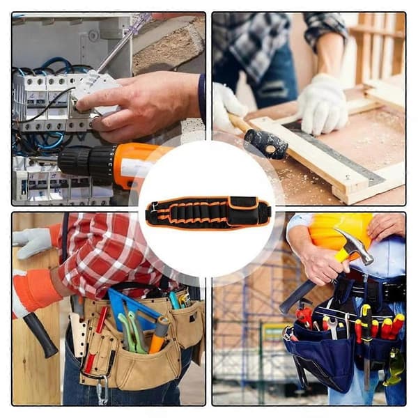 Tool Waist Bag Multifunctional Tool Bag Adjustable Hand Screw Organizer Oxford Cloth Tool Pouch for Carpenter C