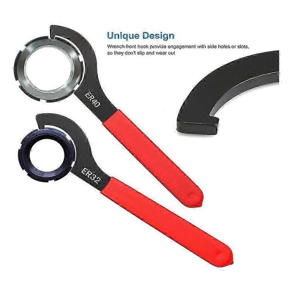 Coilover Wrench, 4 Pcs Non-Slip Wrench Sets, Professional Universal Wrench Tool with Rubber Handle