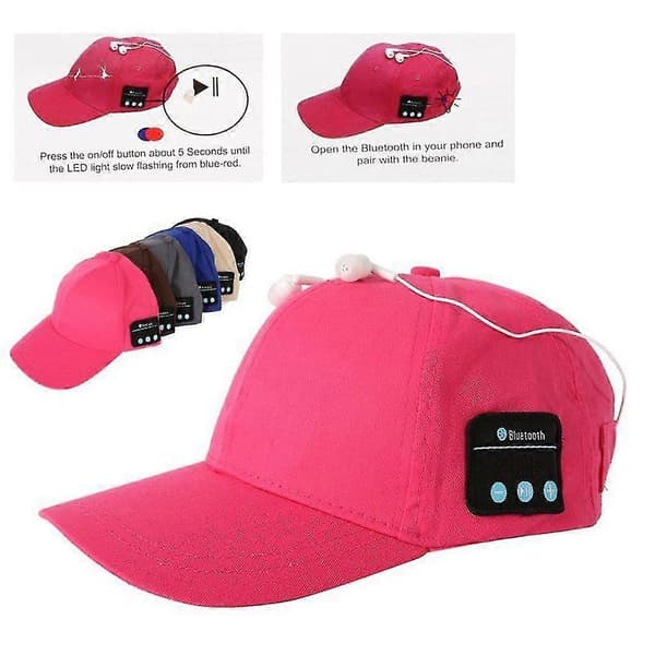 Trådløse Smart Hat Hovedtelefoner Mode Baseballkasket Headset