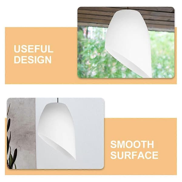 2 Pieces Horseshoe Lampshade Plastic Lampshade Replacement Decorative Lampshade