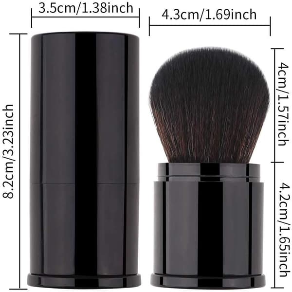 Uttrekkbar Kabuki-sminkekost DXGHC
