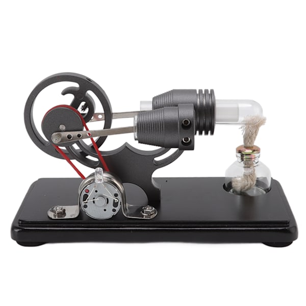 Stirling Engine Model Kit Black Stirling Engine Generator Model Physical Science Experiment Model Educational Toy