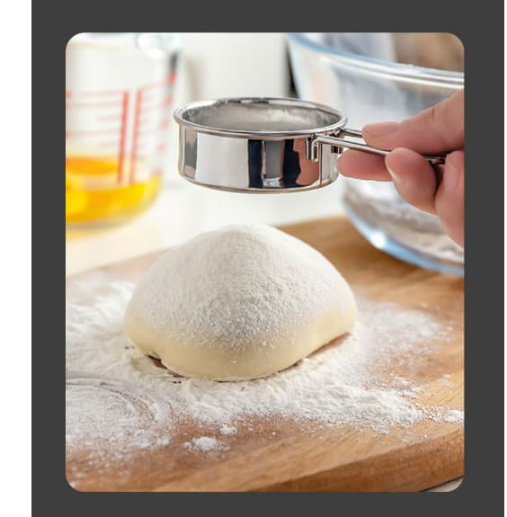 Si i rustfrit stål - finmasket si til mel, kaffe og mere