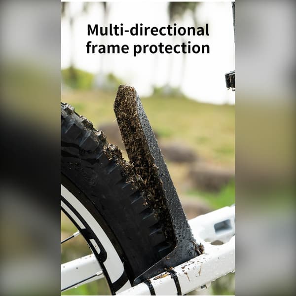 Cykelskärmar fram och bak, trevikta vikbara stänkskärmar för pendling, grus och MTB, PP-polypropen, justerbar framstänkskärm, säker remmontering