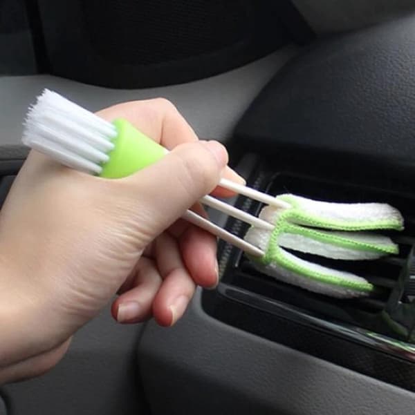 FSW 2-in-1 Blind Brush - Louver Cleaner, also for Car AC, Keyboard Dusting