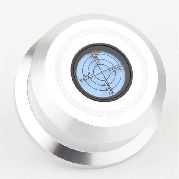 Record Weight Stabilizer LP Record Stabilizer Turntable Vinyl Clamp HiFi Premium Audiophile Quality Vinyl Vibration Silver