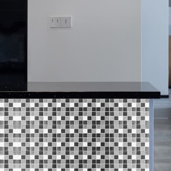 PVC Ceramic Tile Wall Sticker Self-Adhesive Wallpaper for Home Kitchen Background Decoration