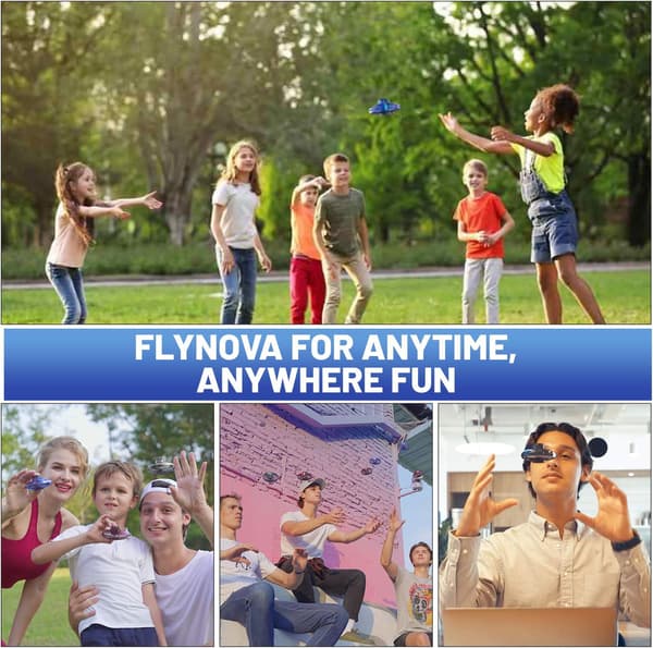 Fidget Flying Spinner valoilla, käsin ohjattavat minidroonit K:lle