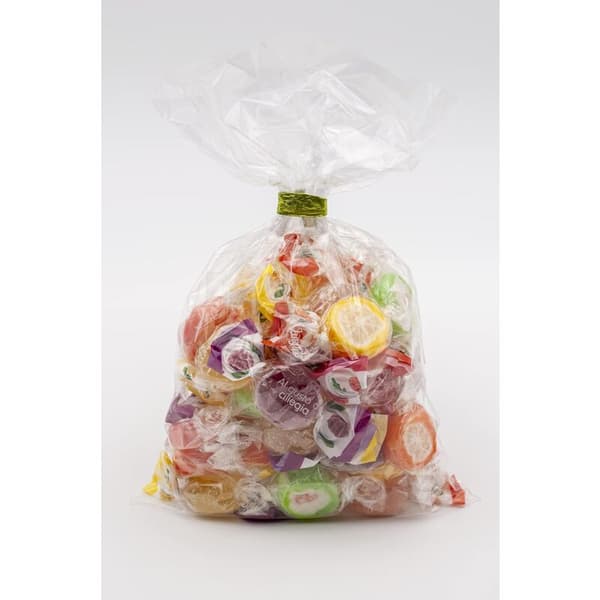 Transparenta påsar för mat, kakpåse, kexpåse, presentpåse, 100 st (1624cm)