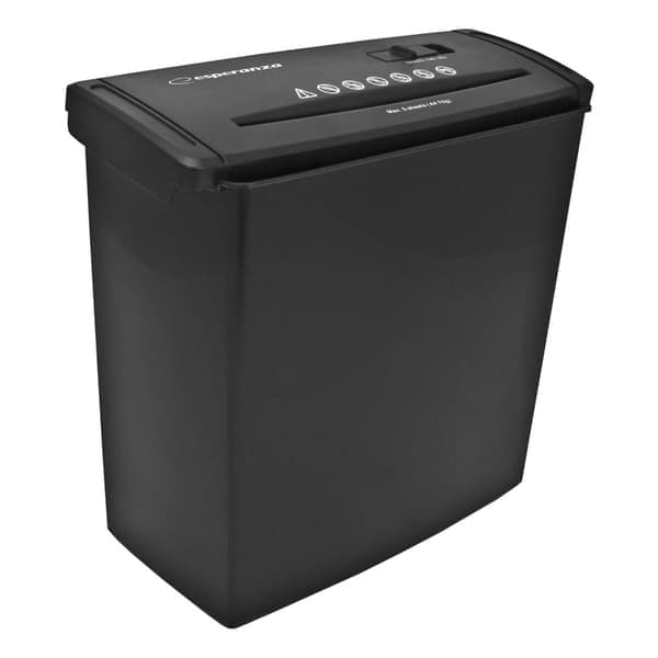 Effektiv makulator - strimler 5 papirer samtidigt Sort