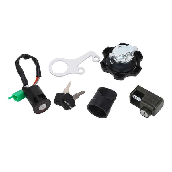 Ignition Switch Key Gas Cap Set 37000 29820 Replacement for DRZ400S DRZ400SM