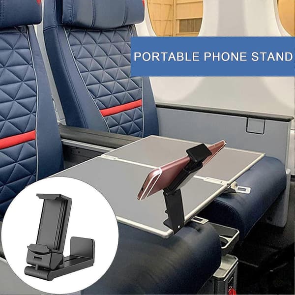 Phone Holder 360-Degree Rotatable Compact Size Portable Travel Use Cell Phone Stand Clip-on Phone Mount