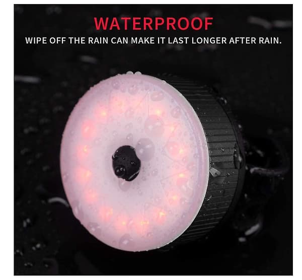 Smart Bicycle Taillight, Bicycle Brake Light, Automatic Taillight, Waterproof Ultra-Bright LED Warning Light for Bicycle, USB Rechargeable (Black)