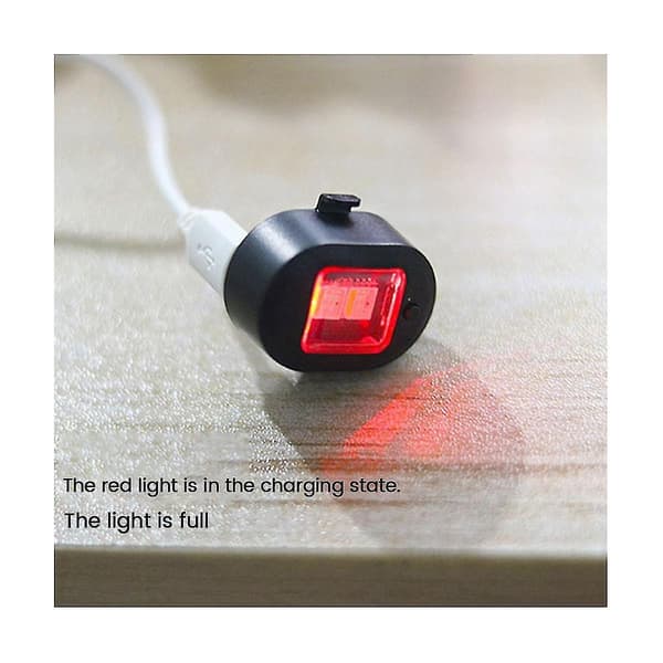 4 stk Universal Strobe Advarselslys USB Genopladelig Led Nødlys Li