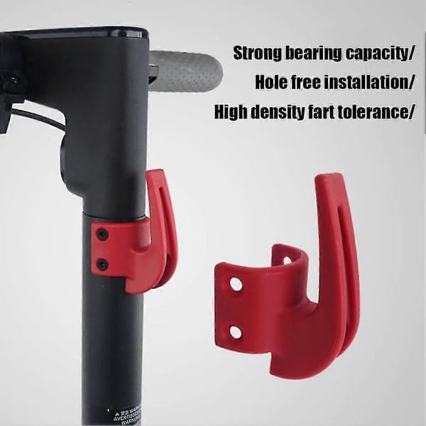 Nylon Hook for Ninebot Max G30 Electric Scooter Storage Hook Hanging Bag Claw Hook Hanger Red Style A Red Style A