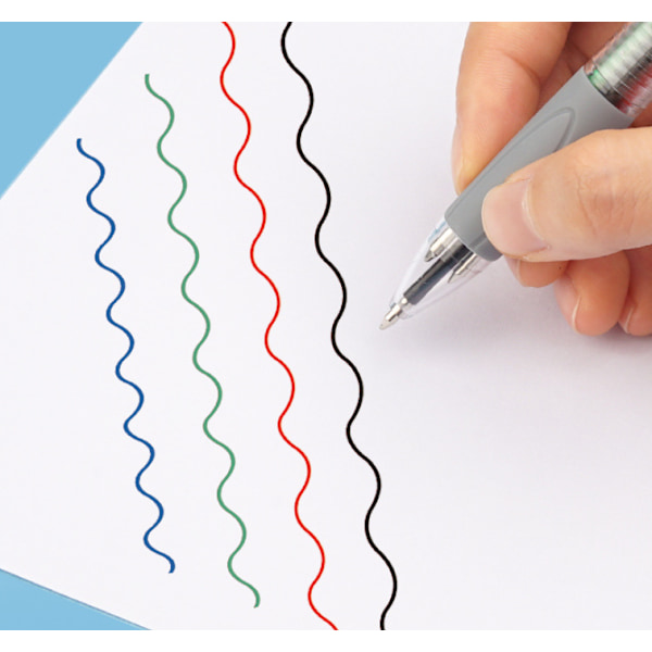 4 Originalfarger Retractable Kulepenn Medium Point (0,7 mm)
