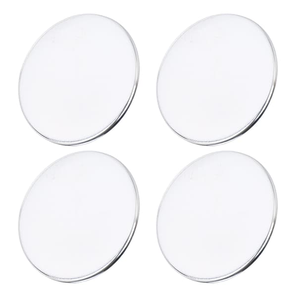100 stk. 58 mm knapmaskinetilbehør Multifunktionelle matterede runde knapdele af blik til knapmaskine