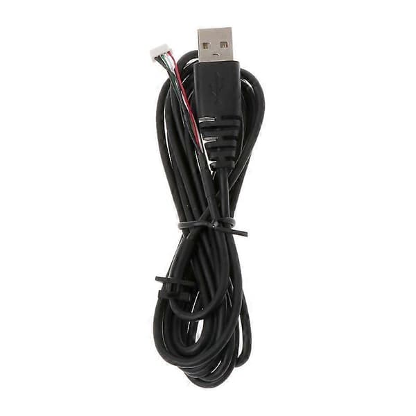 1 stk. erstatningsmusekabel 2,1 m sort musekabel til Steel Series Rival 300
