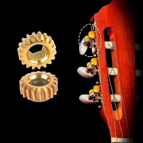 Klassiske gitarstemmeskruer Mekanikk 6 stk 4mm Indre sekskanthull