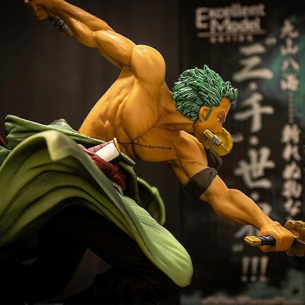 Animefigur Sauron Tre Sværd Stil Statue Figur Realistisk Karaktermodel Ornamenter