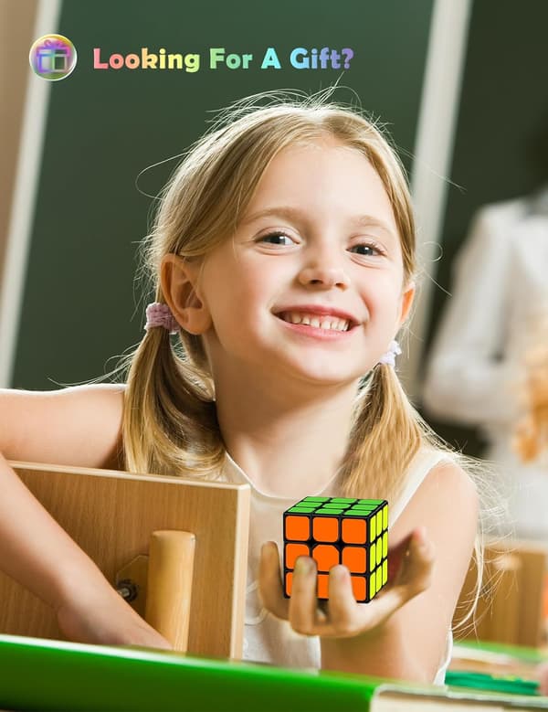Speed Cube, Original Speed Cube Superholdbart Klistremerke med Levende Farger
