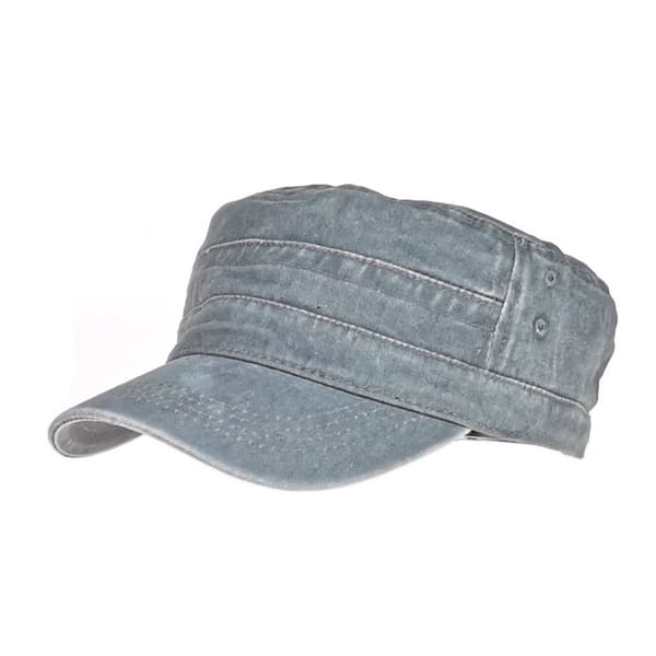 Mænd Kvinder Camouflage Army Hat Camo Militær Kadet Combat Cap grå grey